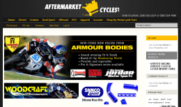 aftermarketcycles.com screenshot homepage 052312