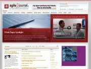 Agile Journal Website Screenshot