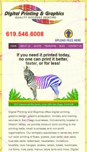 digitalprintingsd.com responsive design screenshot August 2013