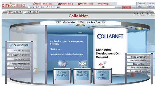 ALM Expo Virtual Booth Example