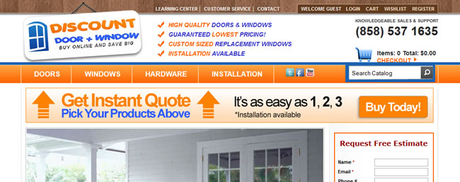Discount Door and Window Website