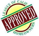 approved by the league of california homeowners