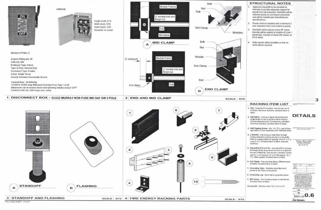 photovoltaic installation ISSD engineering department